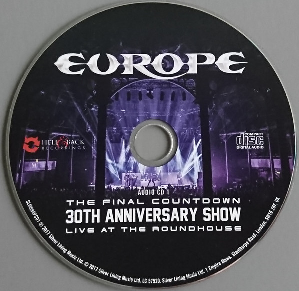 Europe  The Final Countdown; 30th Anniversary Show : CD1